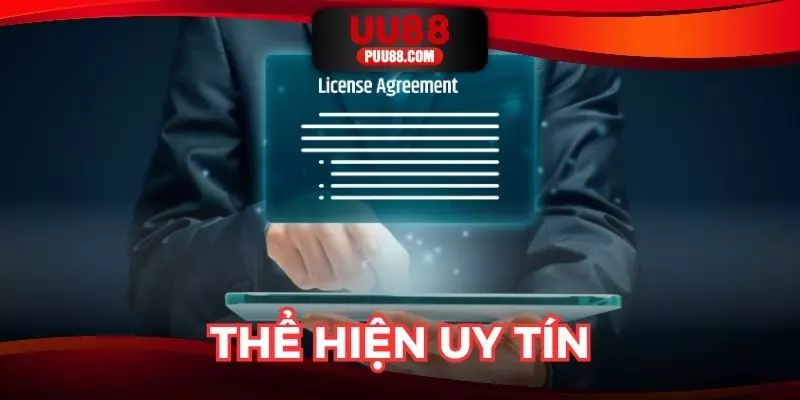 Giấy phép kinh doanh thể hiện uy tín nhà cái