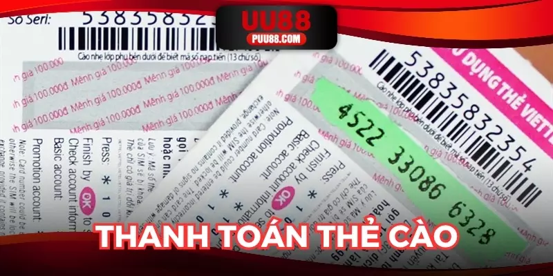 Hướng dẫn thanh toán bằng thẻ cào nhanh chóng