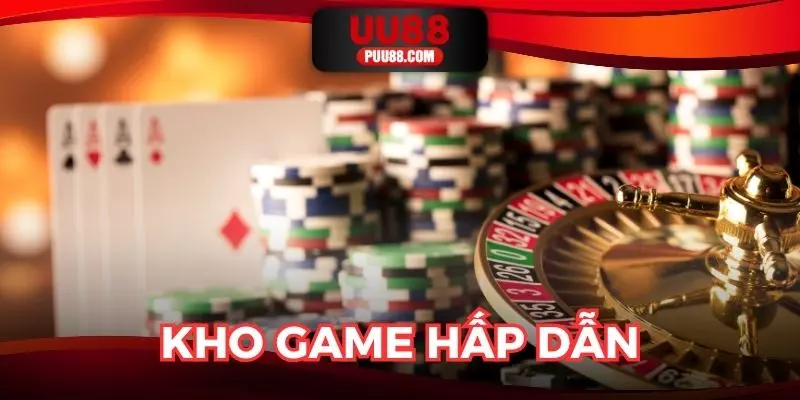 Kho game đa dạng cùng nhiều dịch vụ hấp dẫn