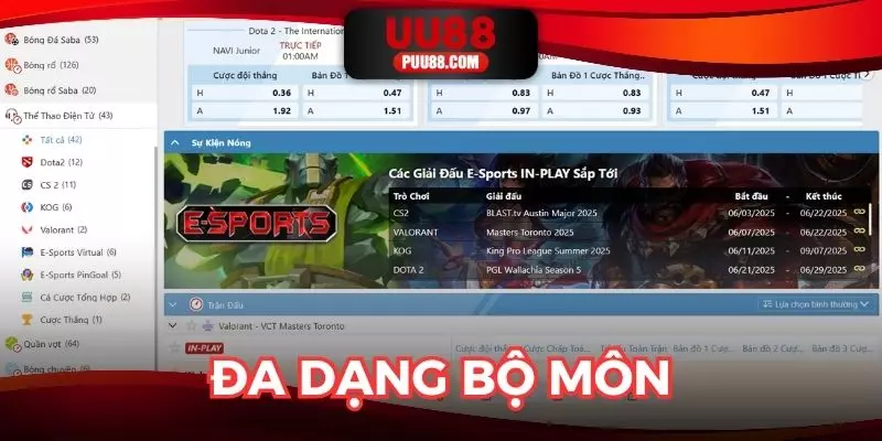 Sân chơi thu hút nhiều thành viên nhờ đa dạng bộ môn